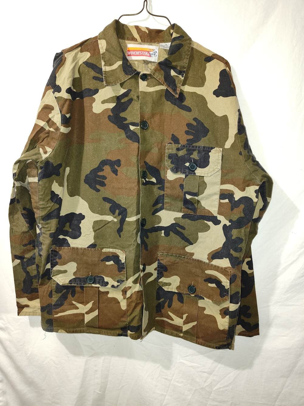 Men's Military-Style Camouflage Field Jacket - Winchester